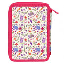 etui Rapunzel meisjes 21 cm polyester roze 5-delig