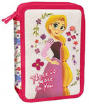 etui Rapunzel meisjes 21 cm polyester roze 5-delig