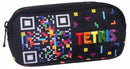 etui Tetris junior 21 x 9 cm textiel zwart