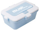 lunchset Must unisex 20 x 14 cm blauw 950 ml 3-delig