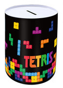 spaarpot Tetris 10 x 15 cm aluminium wit