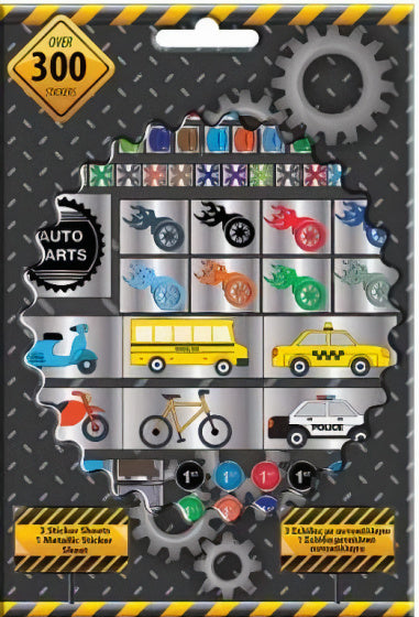 stickers junior 21 m papier zwart 300 stuks