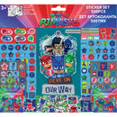 stickervellen PJ Masks jongens 39 x 42 cm 18 stuks