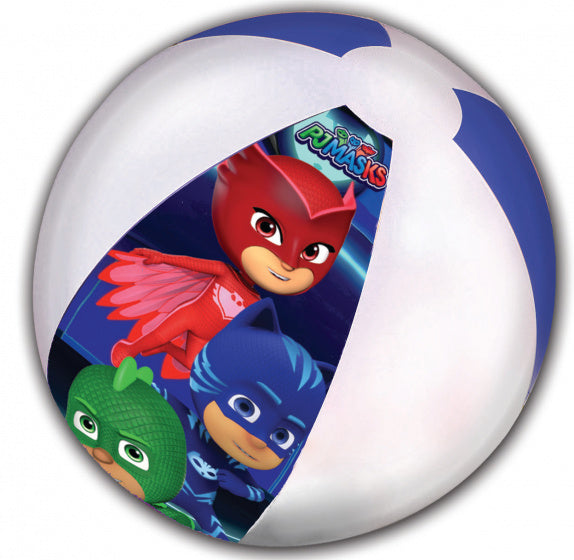strandbal PJ Masks jongens 45 cm blauw/wit