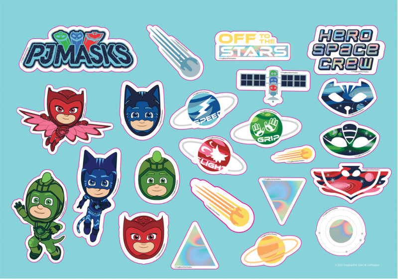 tekenblok PJ Masks 33 x 23 cm donkerblauw 3-delig