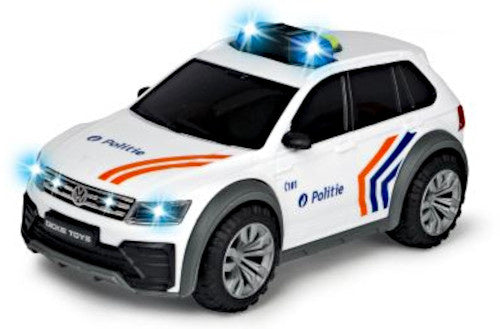 auto Belgische Politie-jeep jongens 25 cm wit 1:18