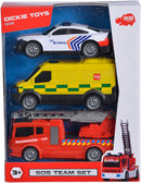 autoset Belgische SOS Team jongens 3-delig