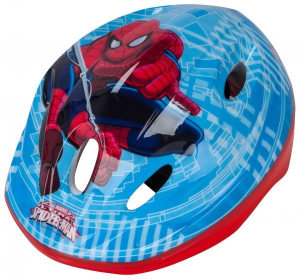 Kinderhelm Spider-Man 52-56 cm lichtblauw