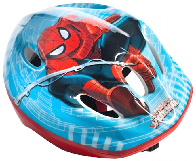 Kinderhelm Spider-Man 52-56 cm lichtblauw
