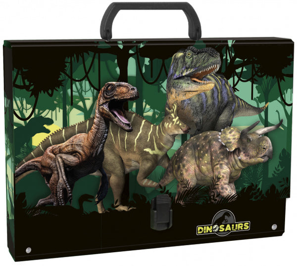 portfoliomap jongens 33 x 25 cm karton groen/zwart
