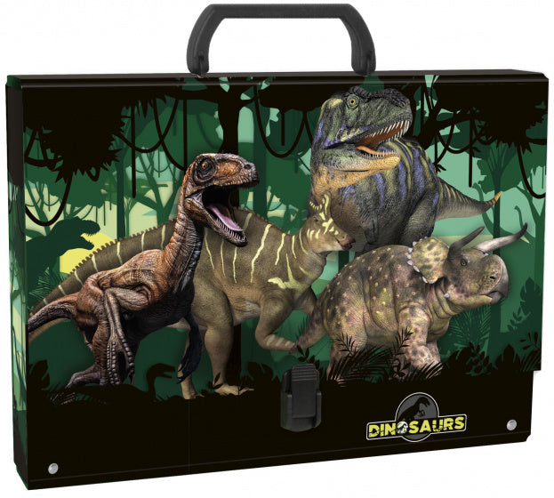 portfoliomap jongens 33 x 25 cm karton groen/zwart