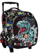 trolley rugzak Dinosaur 11 liter 30 cm polyester zwart