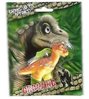 groeiende dinosaurus Ynlong junior 14 cm bruin/geel