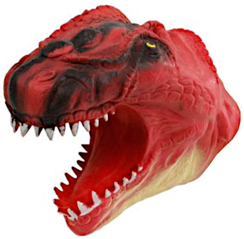 handpop dinosaurus junior 14 x 10 cm rood