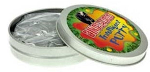 intelligent putty dinosaurus junior 8,5 cm zilver