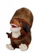dinosaurus in ei junior 22 cm pluche bruin