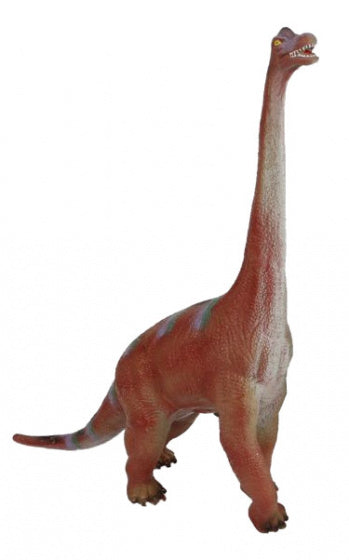 speelfiguur brachiosaurus junior 58 cm rood