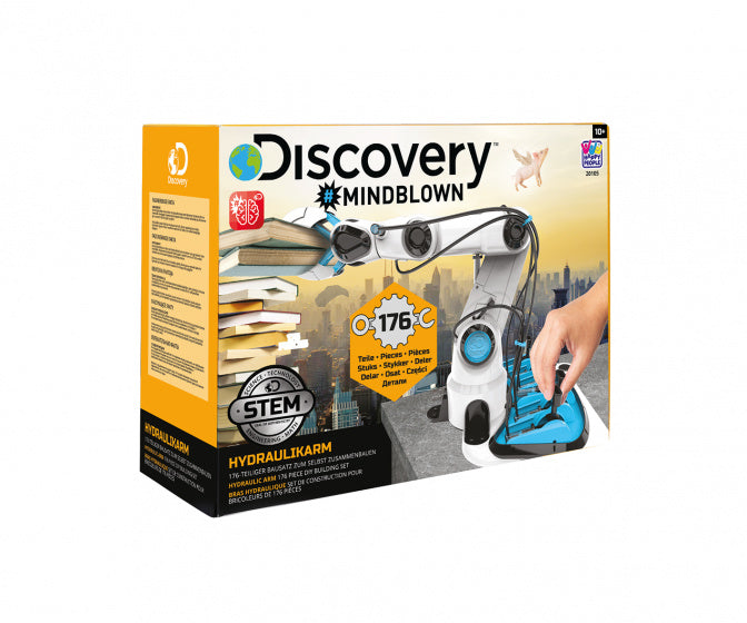 bouwpakket robotarm junior 38 x 30 cm wit 176-delig