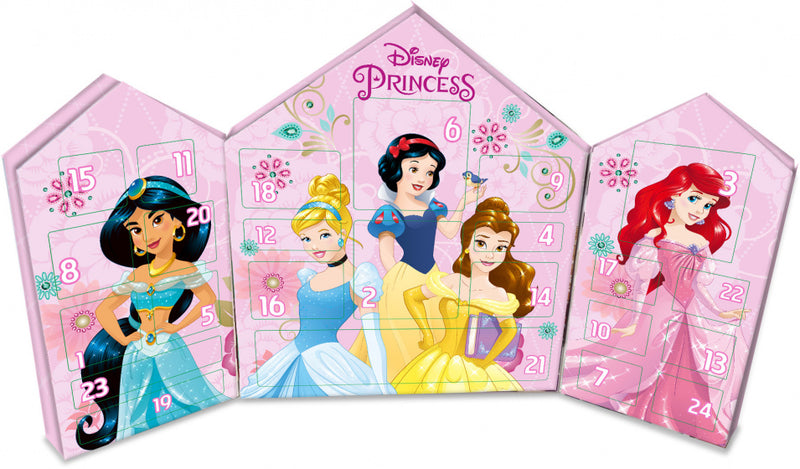 adventskalender Princess karton roze 25-delig