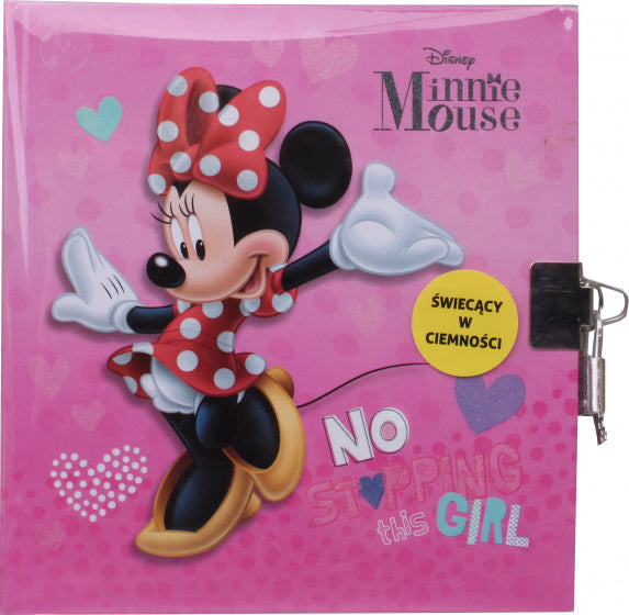 dagboek Minnie Mouse meisjes 17 x 16 cm papier roze