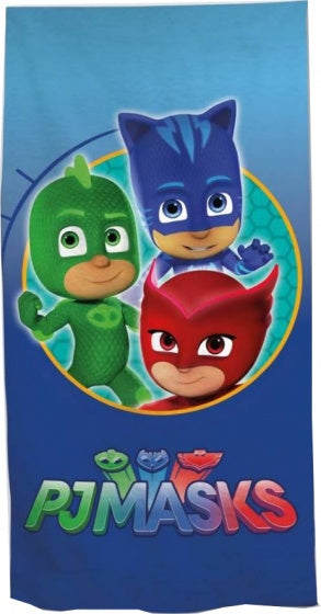 strandlaken PJ Masks 70 x 140 cm blauw