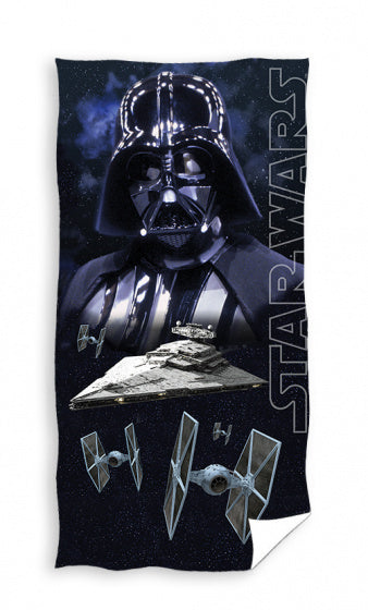 badlaken Starwars jongens 70 x 140 cm katoen zwart