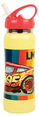 drinkfles Cars jongens 580 ml RVS geel/rood