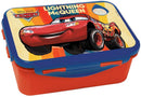broodtrommel Cars jongens 17 x 12 cm rood/blauw