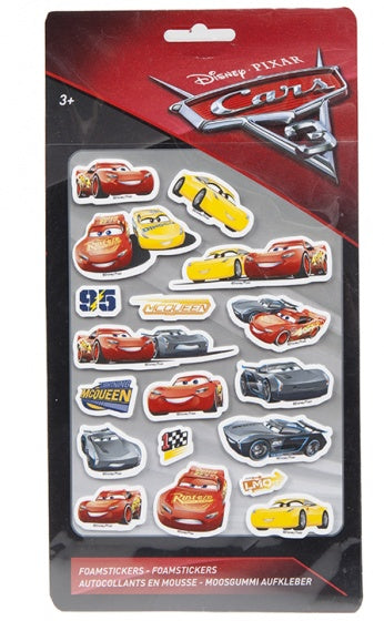 Cars 3 foamstickers large