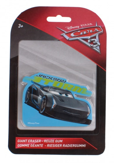 Cars 3 reuzegum Jackson Storm 10 cm blauw/grijs