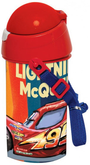 drinkbeker met koord Cars jongens 500 ml rood