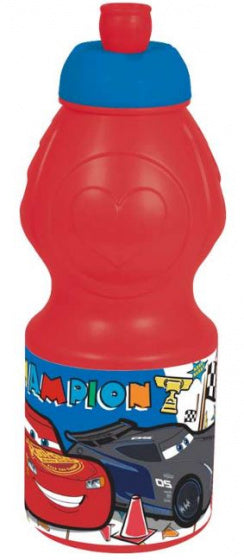 drinkfles Cars 3 junior 400 ml rood/blauw