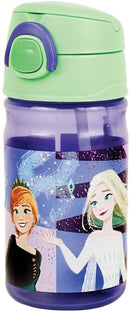 drinkfles Frozen II junior 350 ml aluminium paars/groen