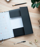 elasto-/foldermap Mickey Mouse A4 34 x 24 cm wit/zwart