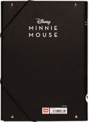 elasto-/foldermap Minnie MouseA4 34 x 24 cm wit/zwart