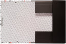elasto-/foldermap Minnie MouseA4 34 x 24 cm wit/zwart