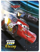 elastomap Cars junior 31,5 x 23,5 cm zwart/donkerblauw