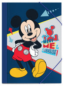 elastomap Mickey Mouse junior 35 x 25 cm karton blauw