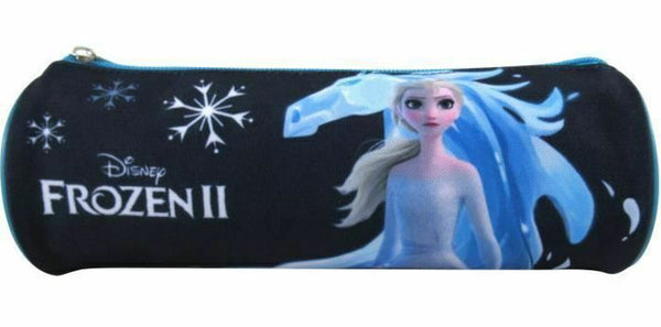 etui Frozen meisjes 21 x 10 cm polyester donkerblauw