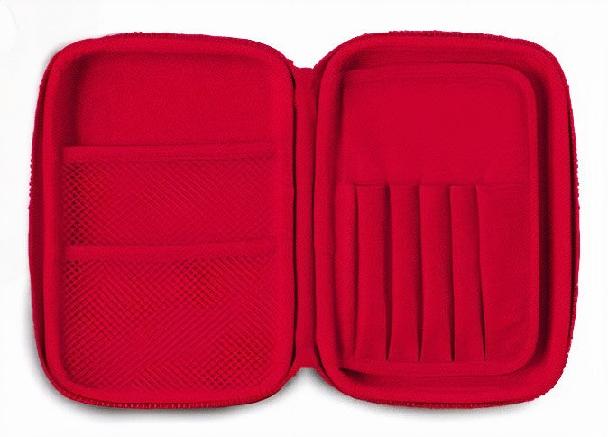 etui Mickey Mouse junior 14 x 21 cm polyester/EVA rood