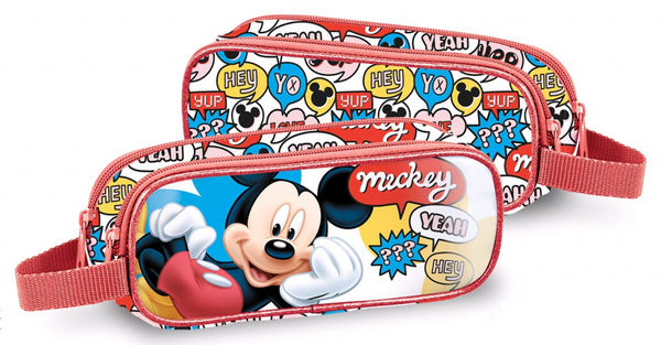 etui Mickey Mouse junior 23 cm polyester/PVC rood