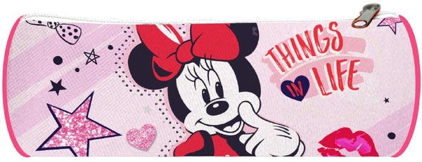 etui Minnie Mouse meisjes 7 x 22 cm polyester roze