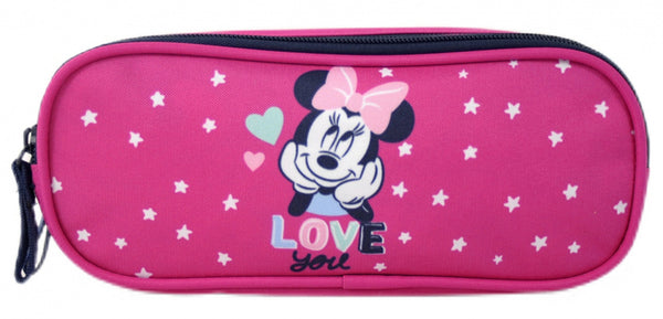 etui Minnie Mouse 23 x 7 x 10 cm polyester roze