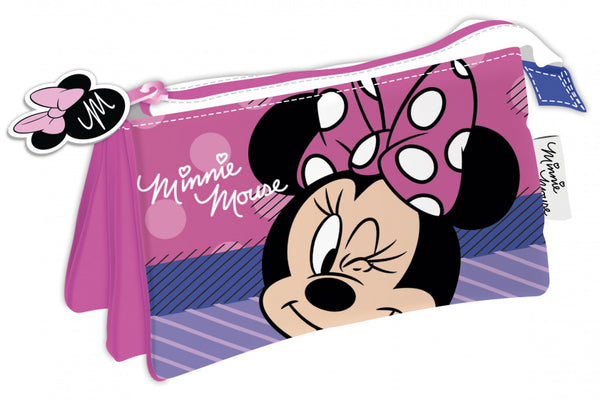 etui Minnie Mouse junior 21 x 11 cm polyester roze