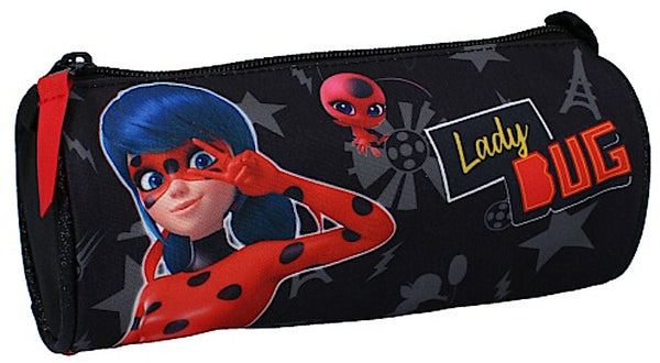 etui Miraculous Super Heroez 20 x 9 cm polyester zwart