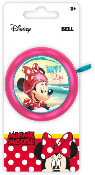fietsbel Minnie Mouse meisjes 55 mm staal roze