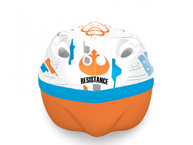 fietshelm BB8 junior wit maat 52/56 cm