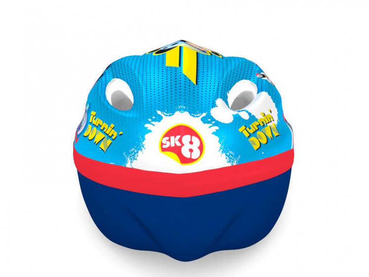 fietshelm Mickey Mouse junior blauw maat 52/56 cm