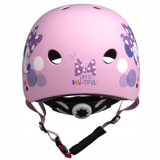 fietshelm Minnie Mouse ABS/EPS roze maat 54-58 cm