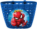 fietsmandje Spider-Man jongens 12 x 20 cm blauw